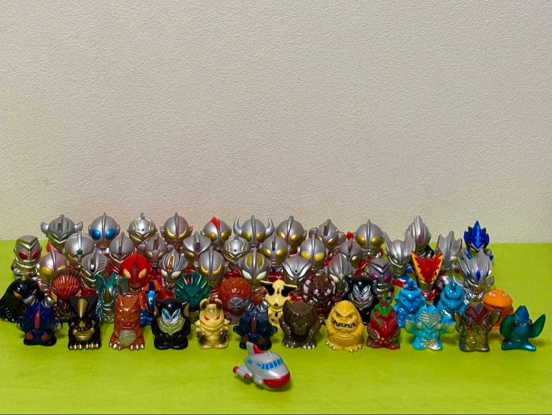 ウルトラマン　ソフビ　希少　レトロ　指人形