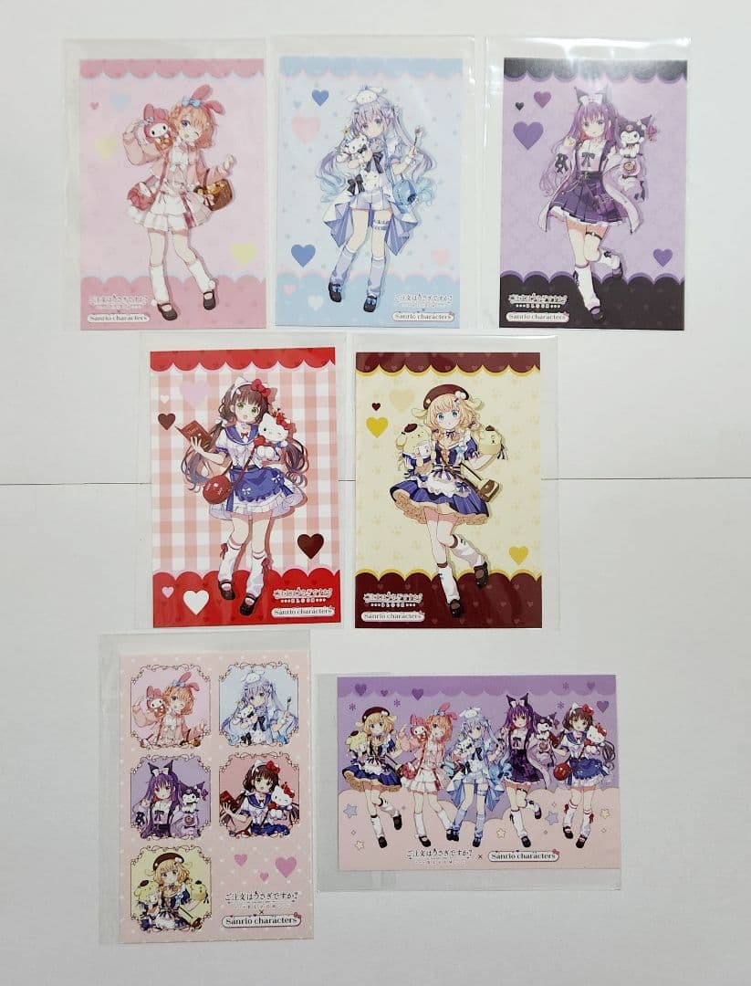 ご注文はうさぎですか ごちうさ TSUTAYA サンリオ ポストカード 全種