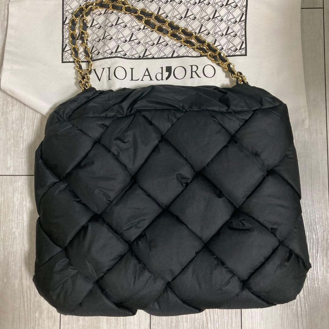 VIOLA di ORO ブラックショルダーバッグ