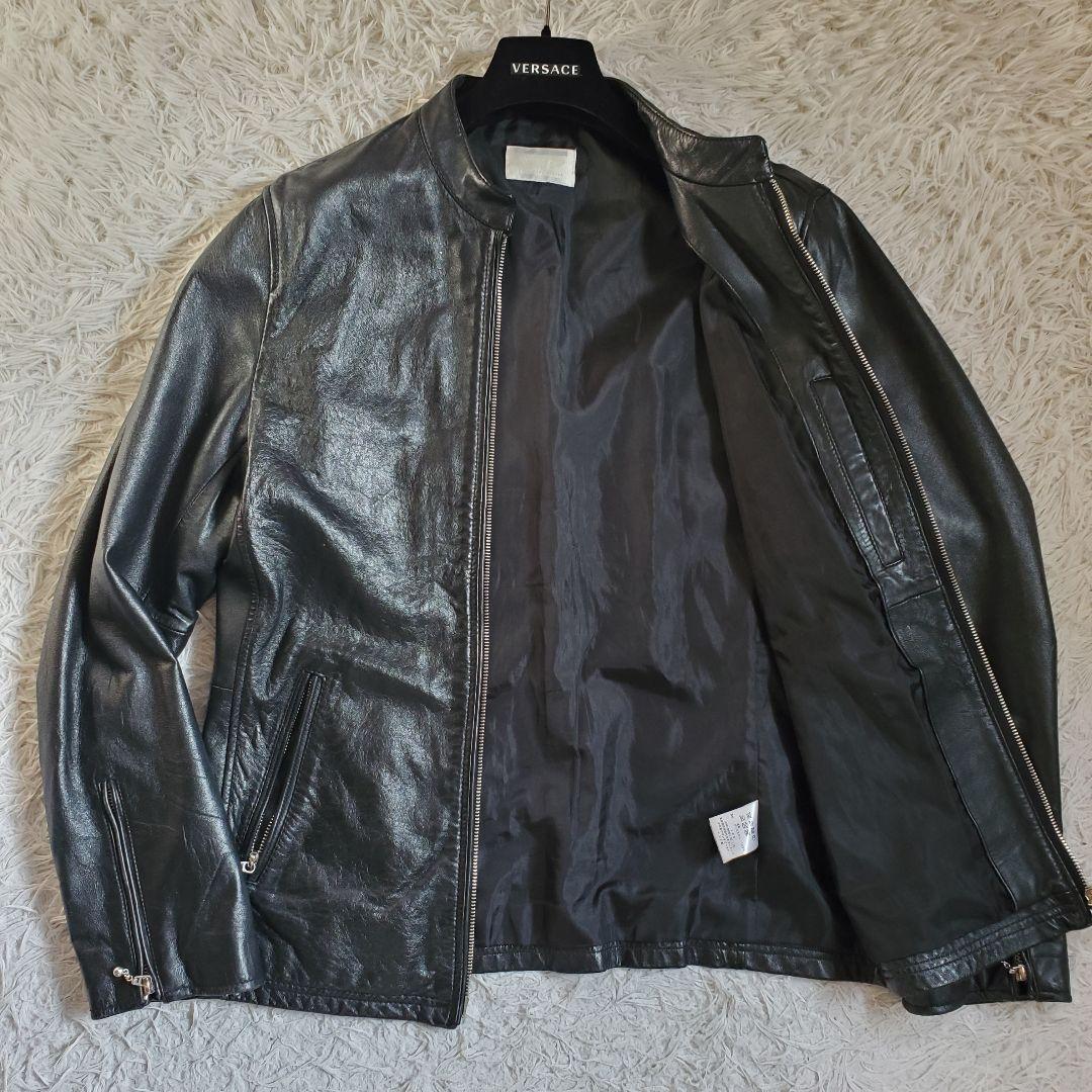 極美品 LHP lazy hazy planet シングル ライダース L 黒