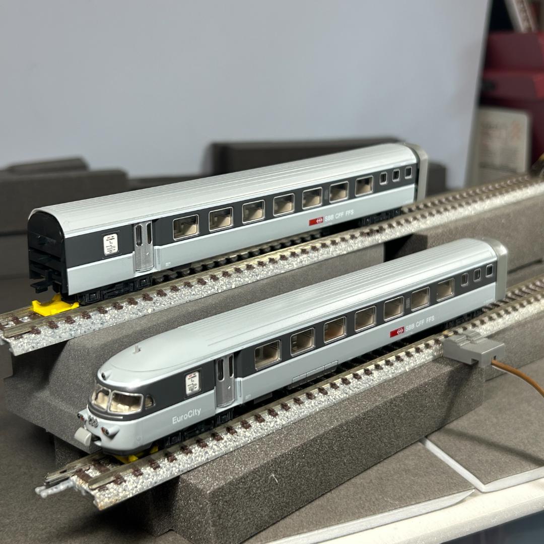 KATO SBB CFF FFS RABe ”ユーロシティ”6両セット 動作良好
