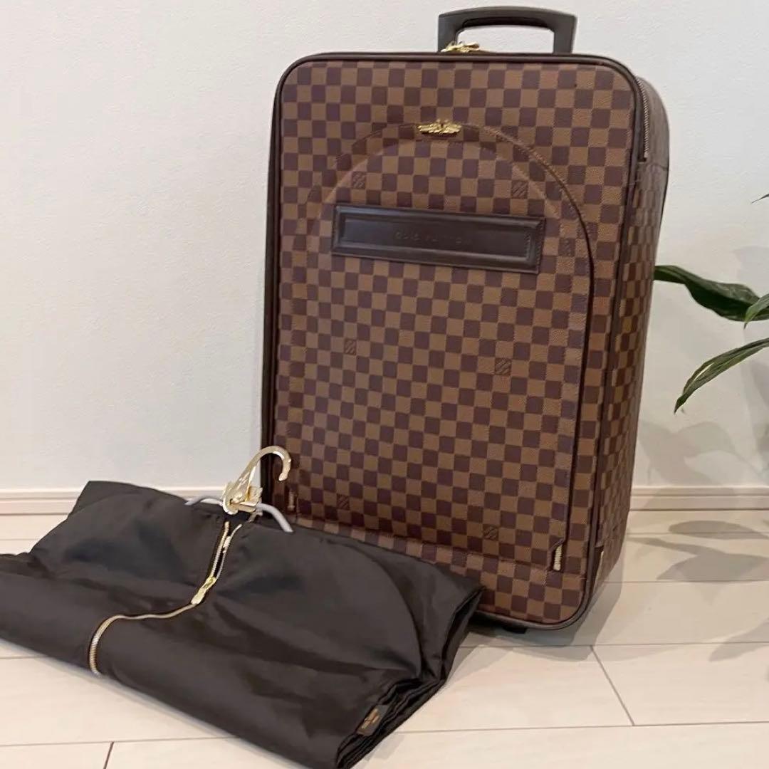 ルイヴィトン ダミエ エベヌ ペガス55 キャリーケース　スーツケース　トラベル