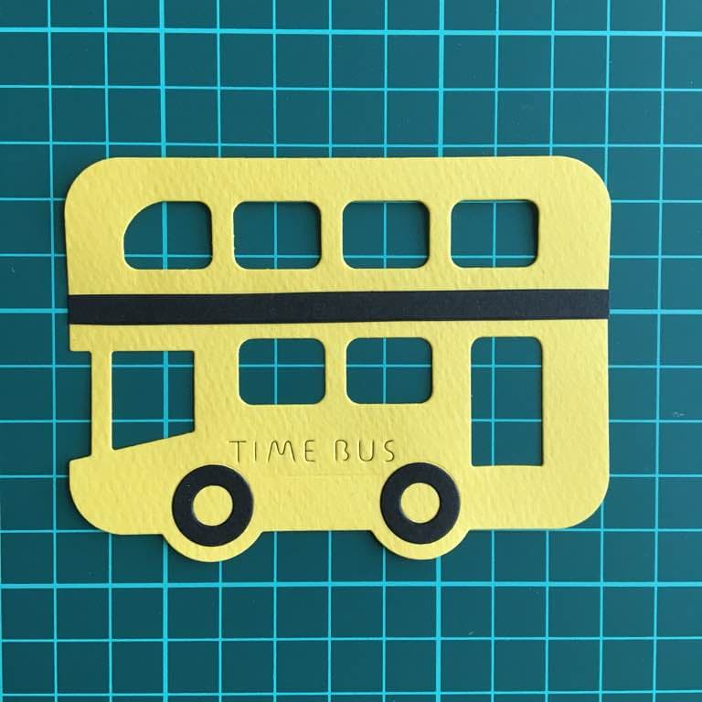 ◆オーダー用◆ダイカット school 幼稚園 旅行 バス