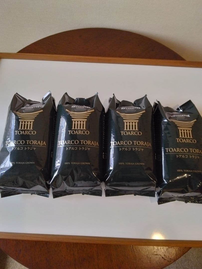 キーコーヒー　トアルコトラジャコーヒー豆200g入り×4袋　 mk