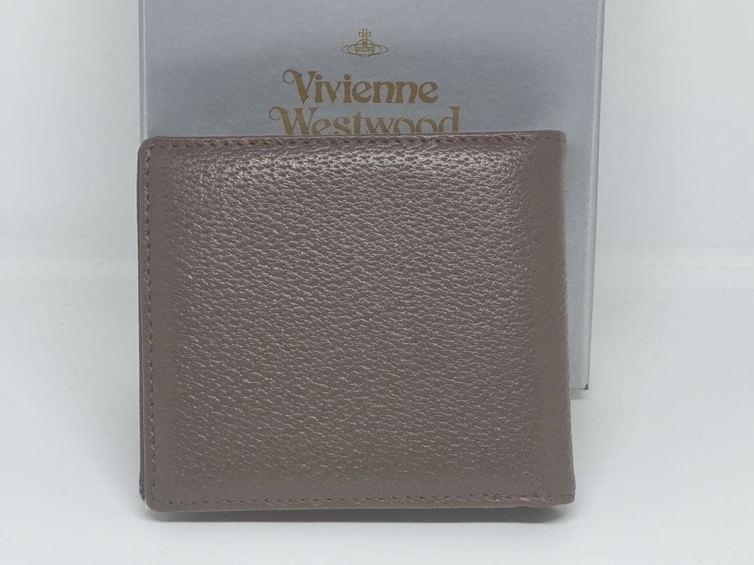 【新品未使用】Vivienne Westwood ブラウン 二つ折り財布