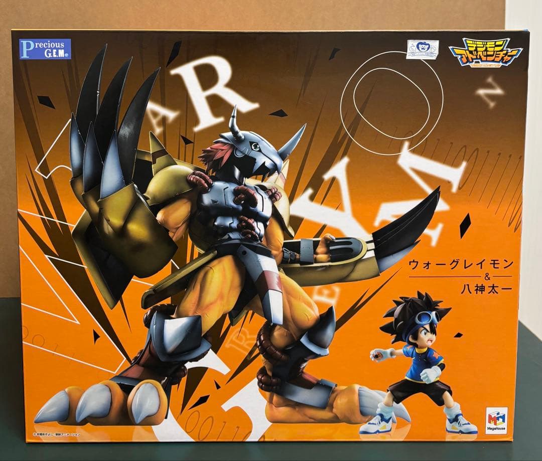 デジモン ウォーグレイモン & 八神太一 フィギュア　G.E.M シリーズ