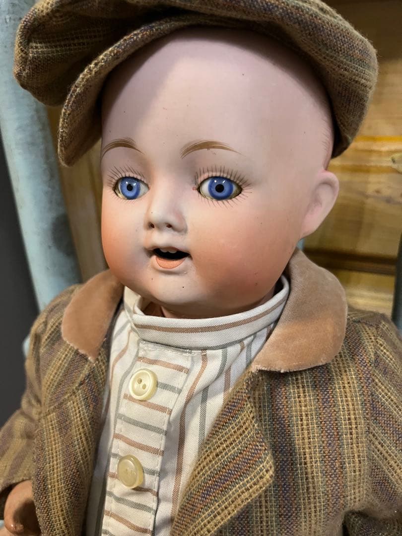 お値下げ日本製アンティークビスクドール里帰りRENIPPONレアなベビードール