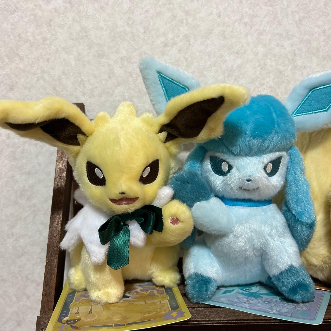 イーブイコレクション サンダース シャワーズ ぬいぐるみセット