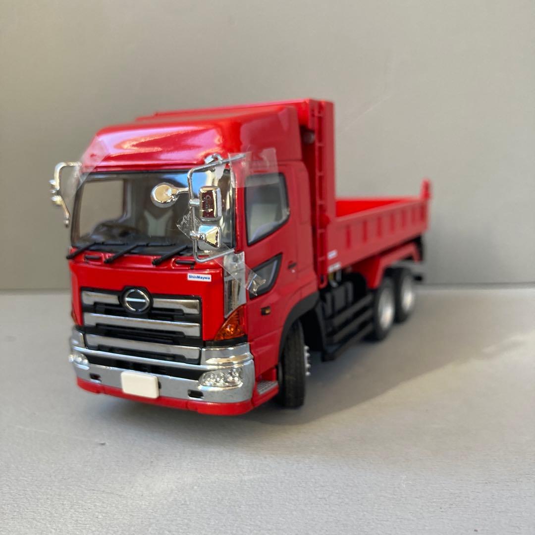 1/50 ケンクラフト　日野プロフィアダンプトラック　レッド