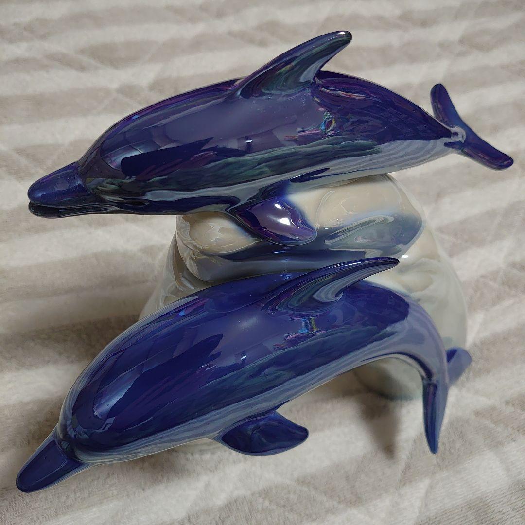 ⭕サントリーウイスキーイルカ【未開封】　　　　陶器ボトル　マリンコレクション