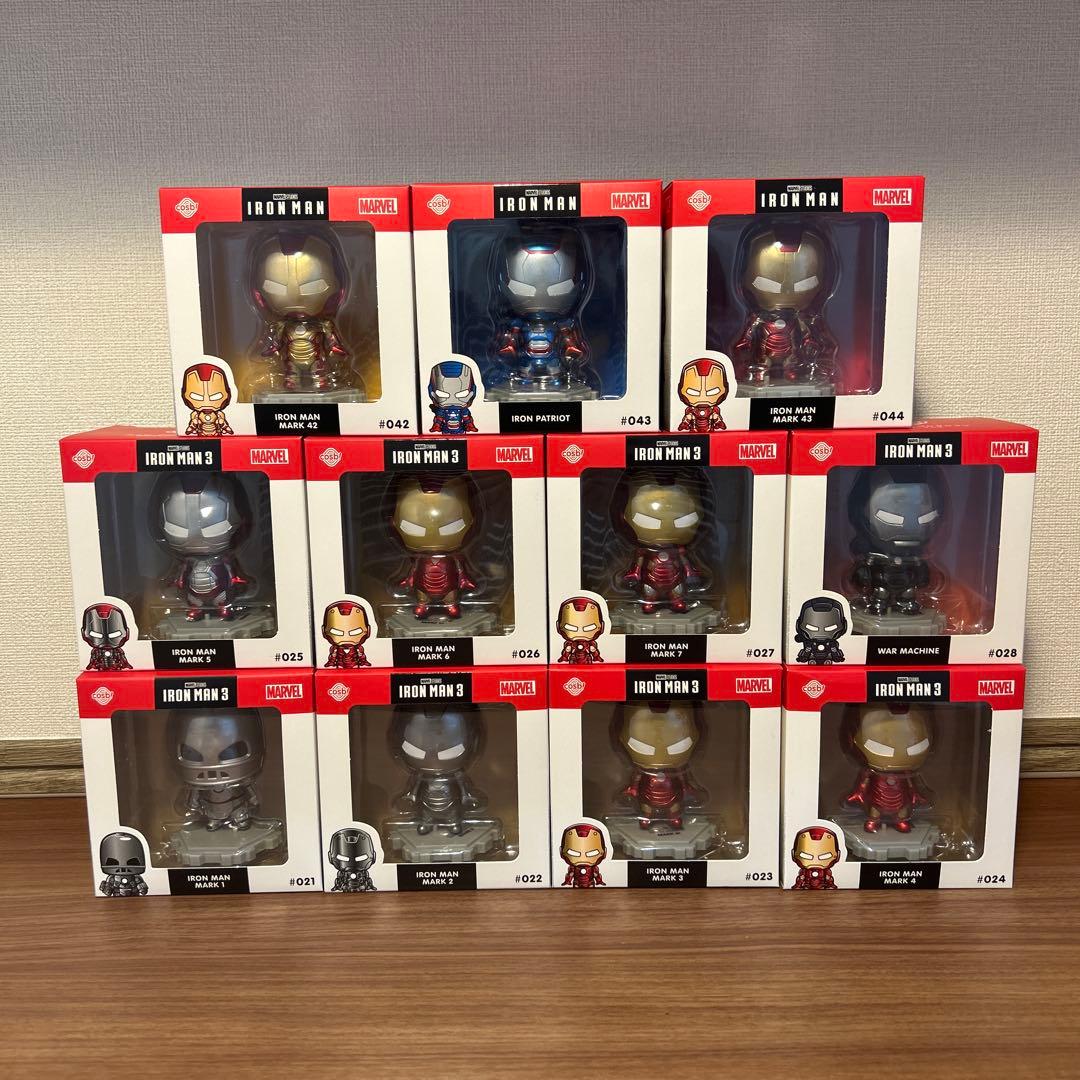 アイアンマン　コスビ　フィギュア 10体セット