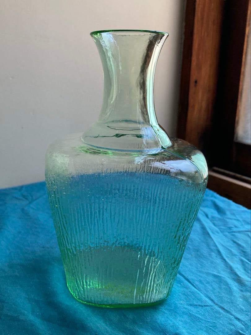 古道具　ウランガラス　ディキャンタグラス　昭和初期