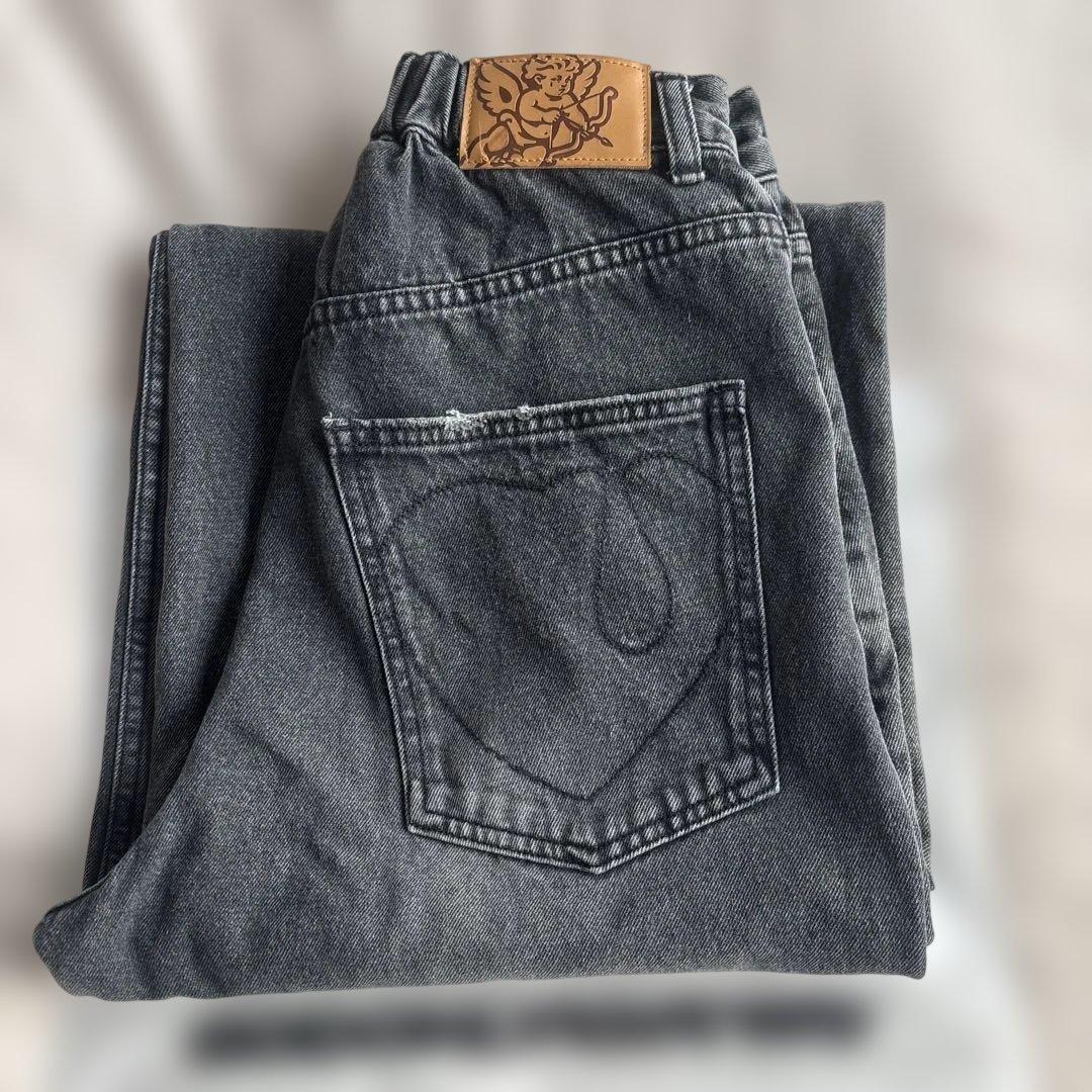 GOD ONLY KNOWS DENIM PANTS BLACK Sサイズ