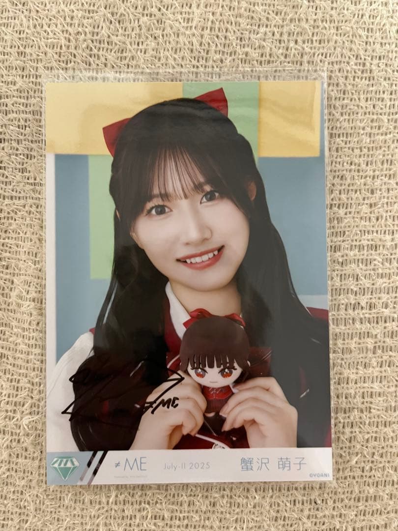 ノイミー 蟹沢萌子 ぬいマス ヨリ 生写真 直筆