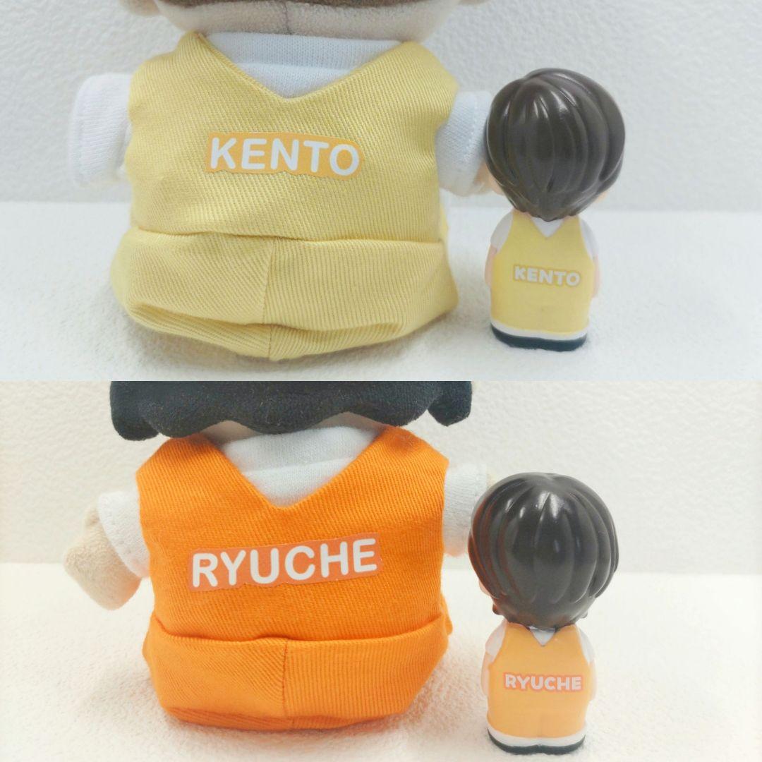 【オーダーページ】指人形風メンカラサロペットコーデのちびぬい服