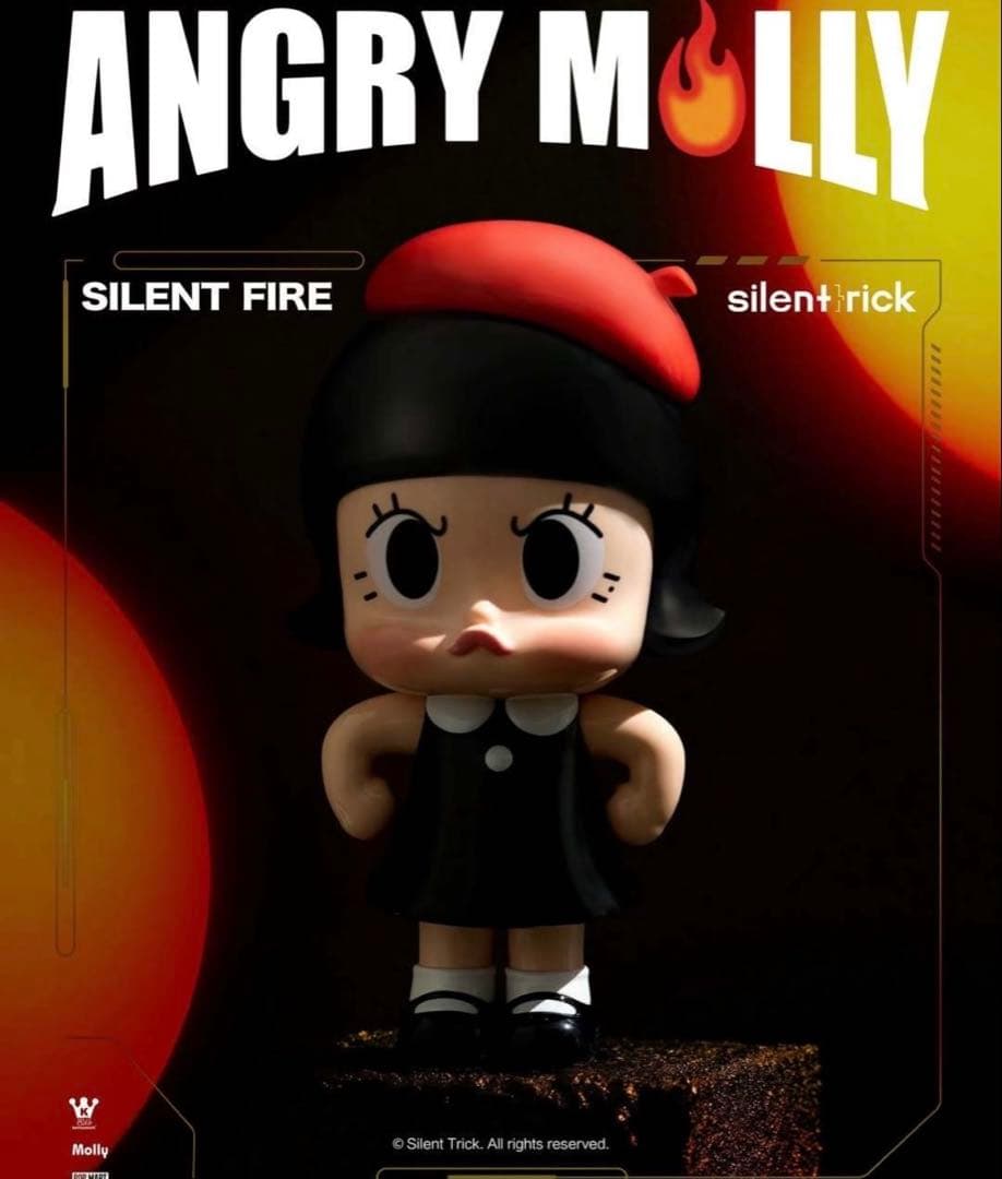 その他 POPMART ANGRY MOLLY SILENT FIRE