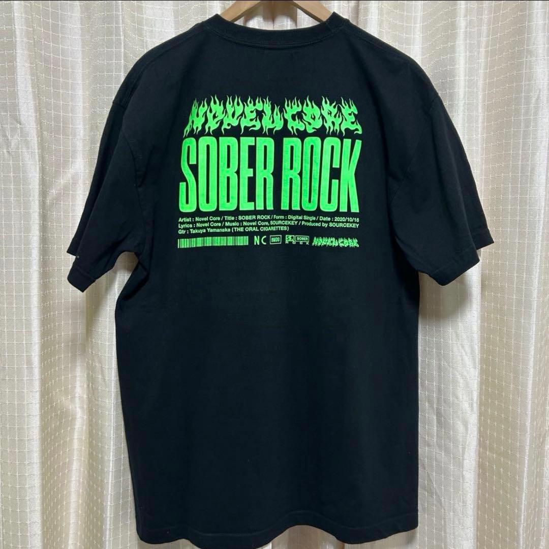 Novel Core ノベルコア　Tシャツ　黒　SOBER ROCK