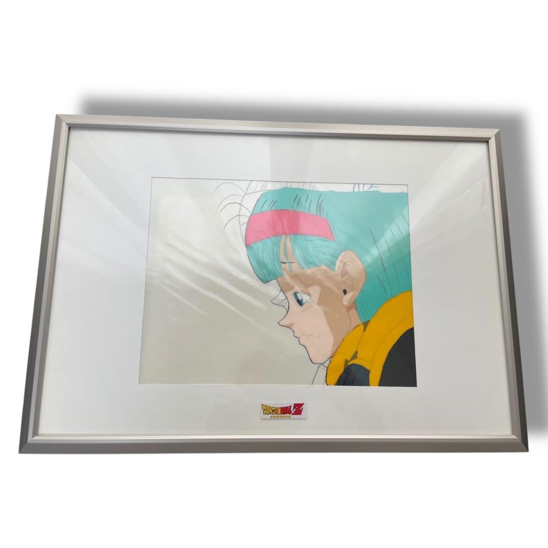 ドラゴンボール (希少)セル画 ブルマ カラー額縁 当時物 鳥山明