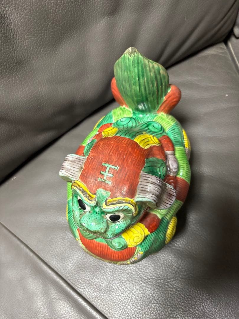 獅子　香炉　置物