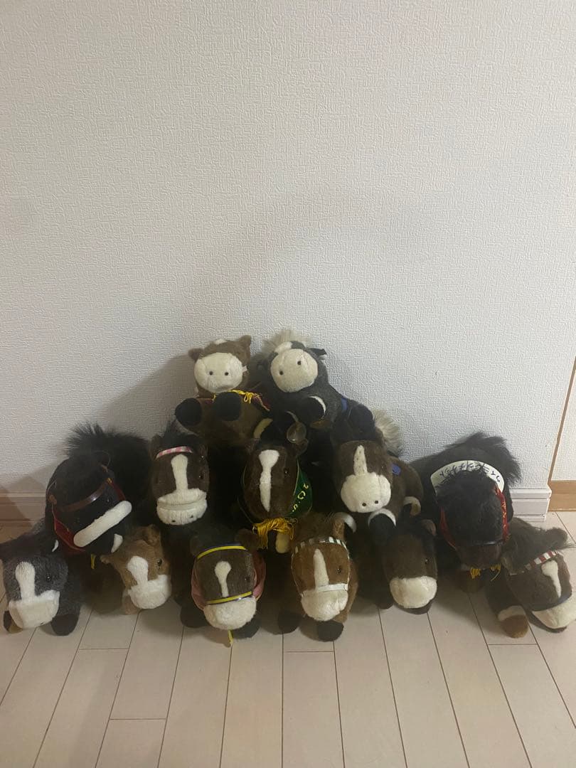 【Vintage レア】競走馬のぬいぐるみ　まとめ売り