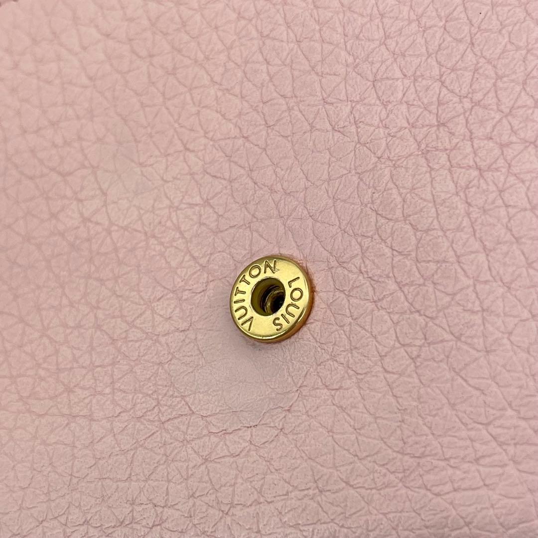 ルイヴィトン 三つ折り財布 ポルトフォイユ カプシーヌ RFID 付属品付き