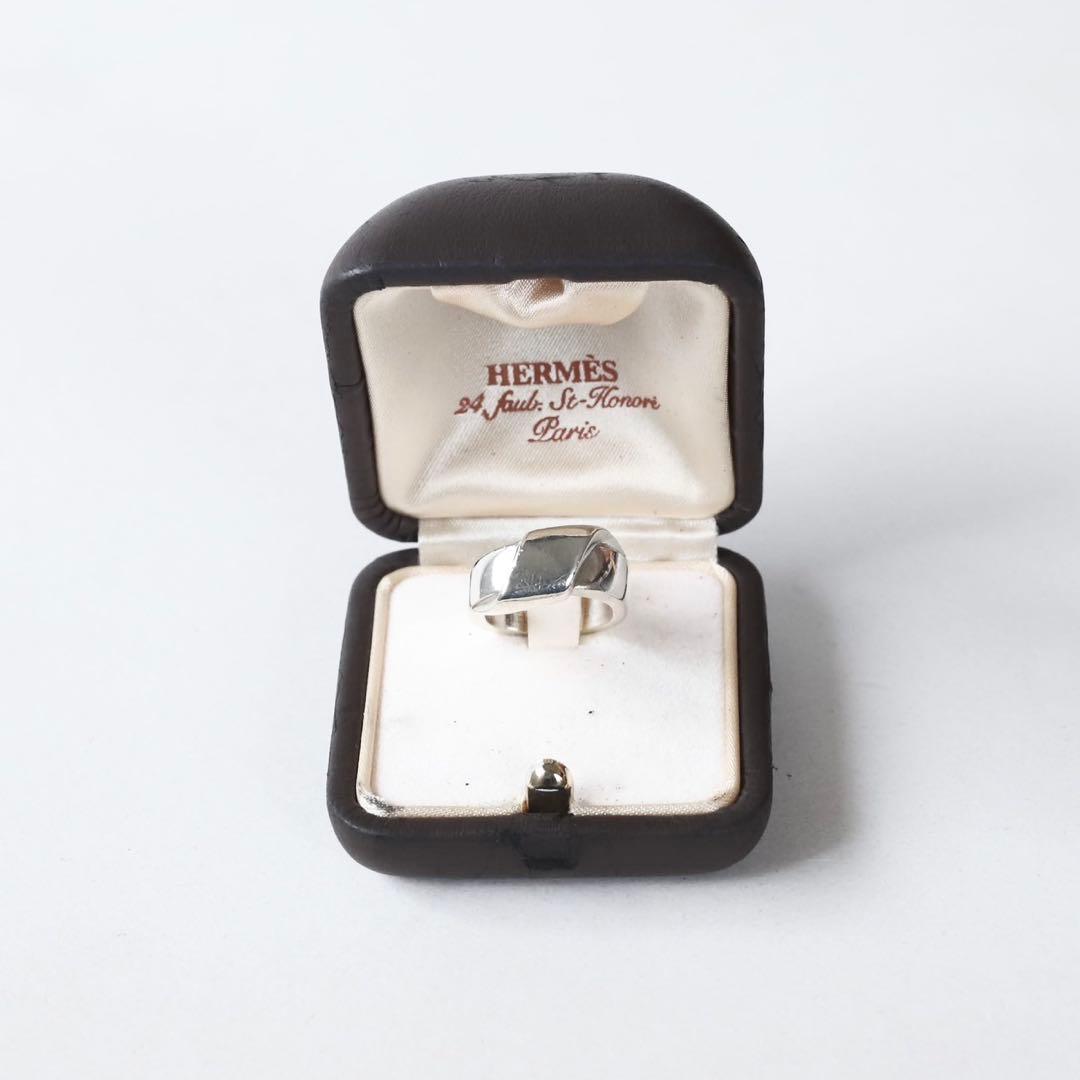 ヴィンテージ エルメス シルバー リング　サイズ52