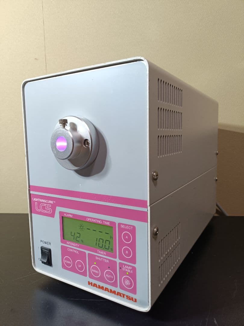 浜松ホトニクス　UVスポット光源 LC5 ブラックライト　動作確認済　レジン等に