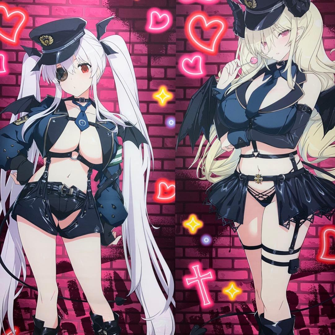 閃乱カグラ x BOOKOFF ブックオフ 描き下ろし　等身大タペストリー