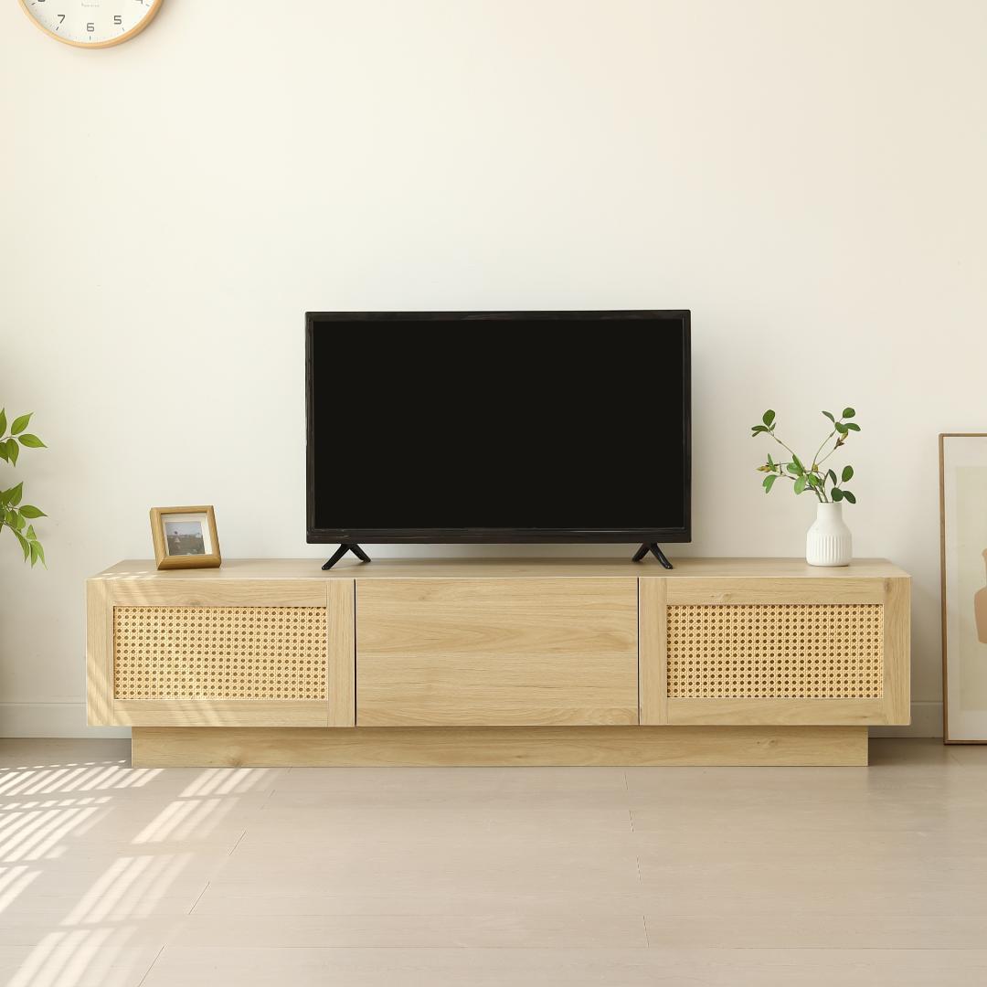 超人気！【幅150cm】テレビ台 ローボード 収納 テレビボード　NATURAL