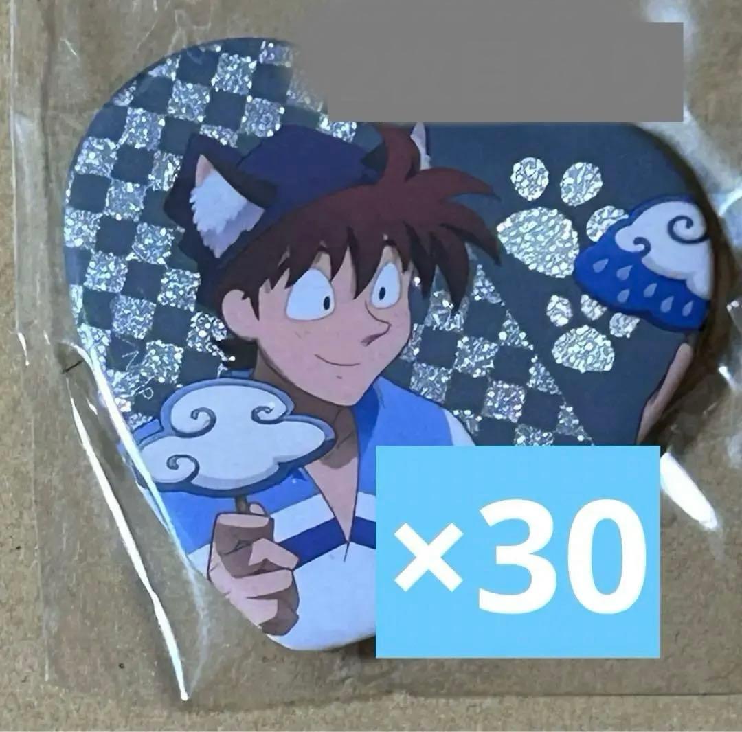 忍たま乱太郎 ナンジャタウン コラボ ハート缶バッジ 土井半助、山田利吉