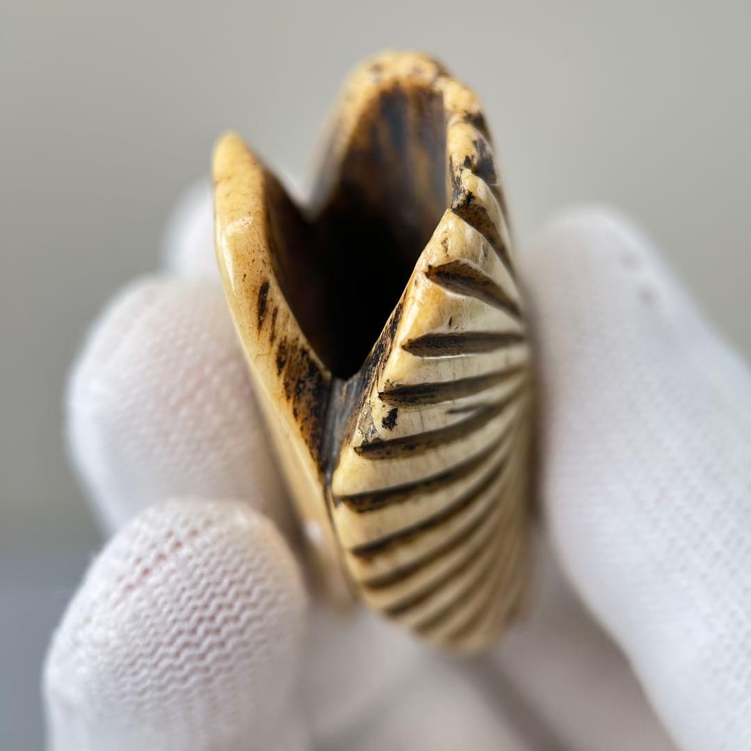 彫刻極上根付天然素材アンティーク骨董飾り物古美術置物細密細工