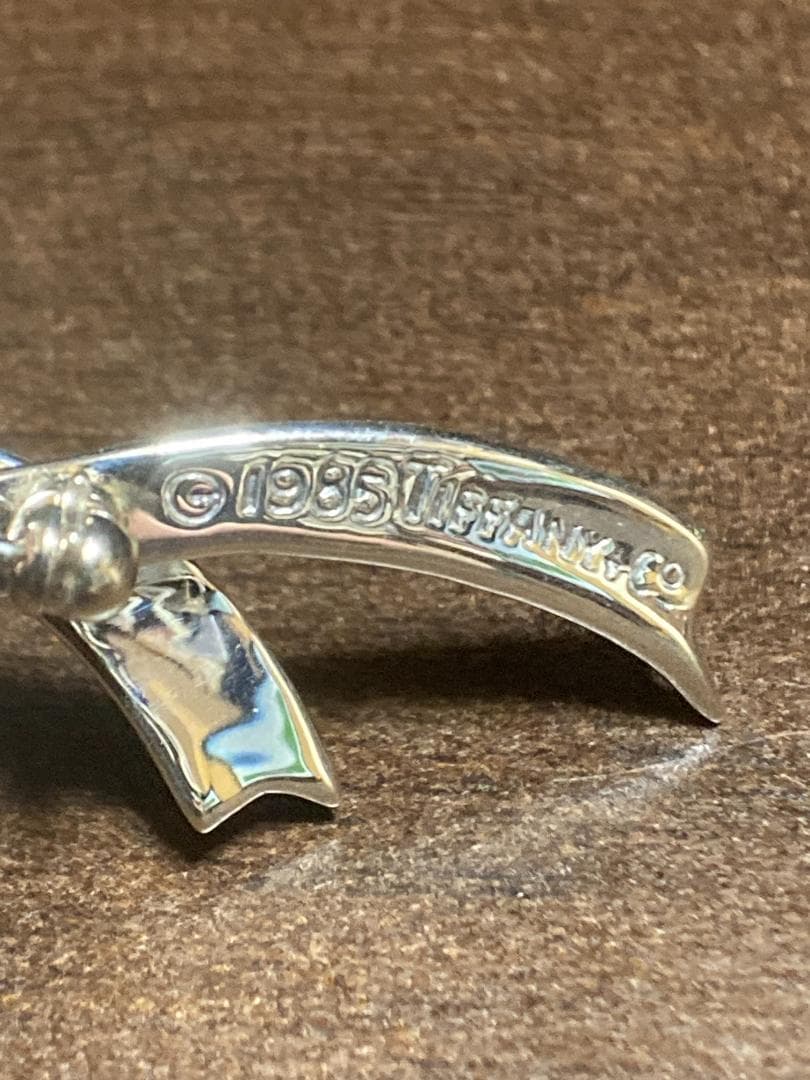 ティファニー リボン ブローチ シルバー 925 1985