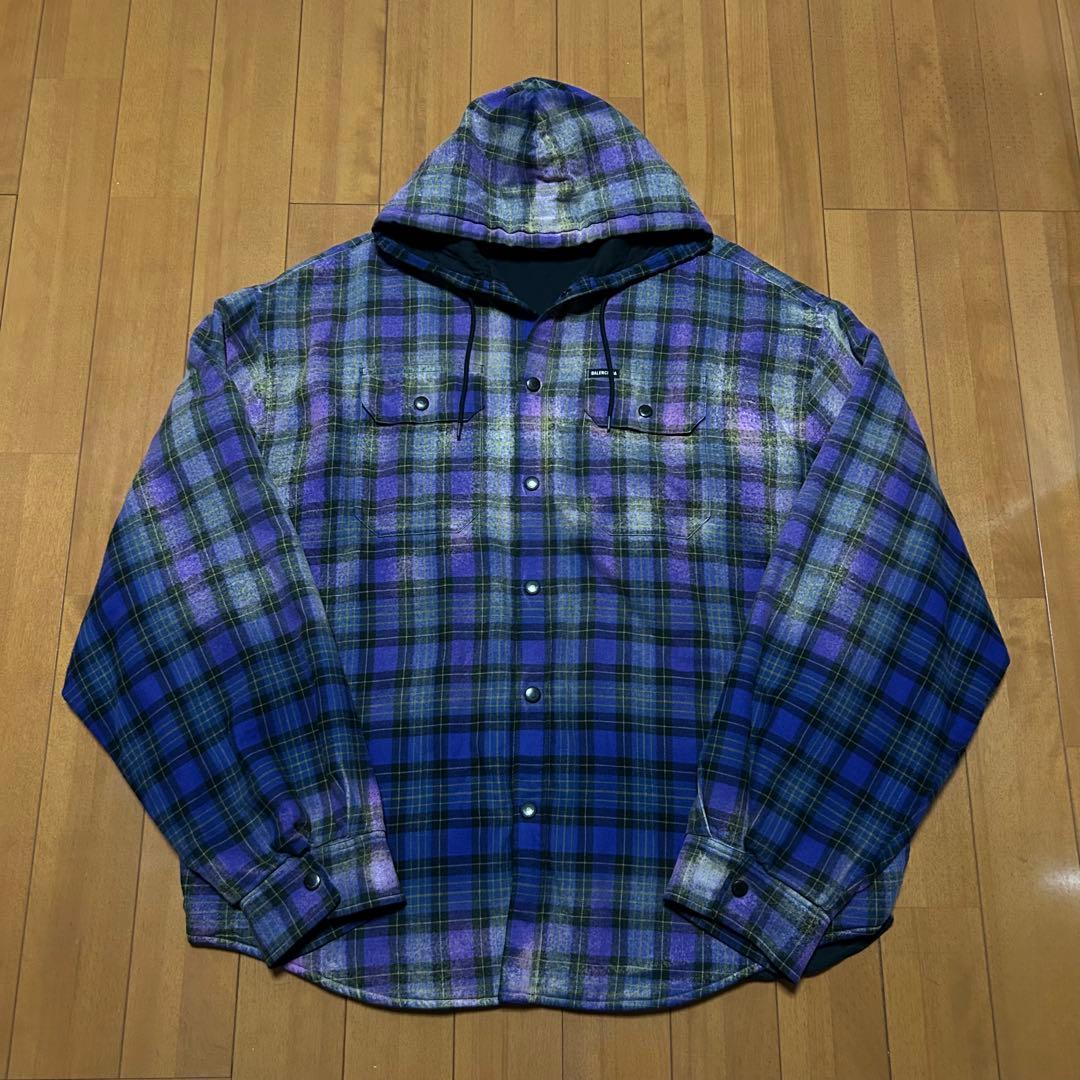 BALENCIAGA 22AW チェックフランネルシャツ