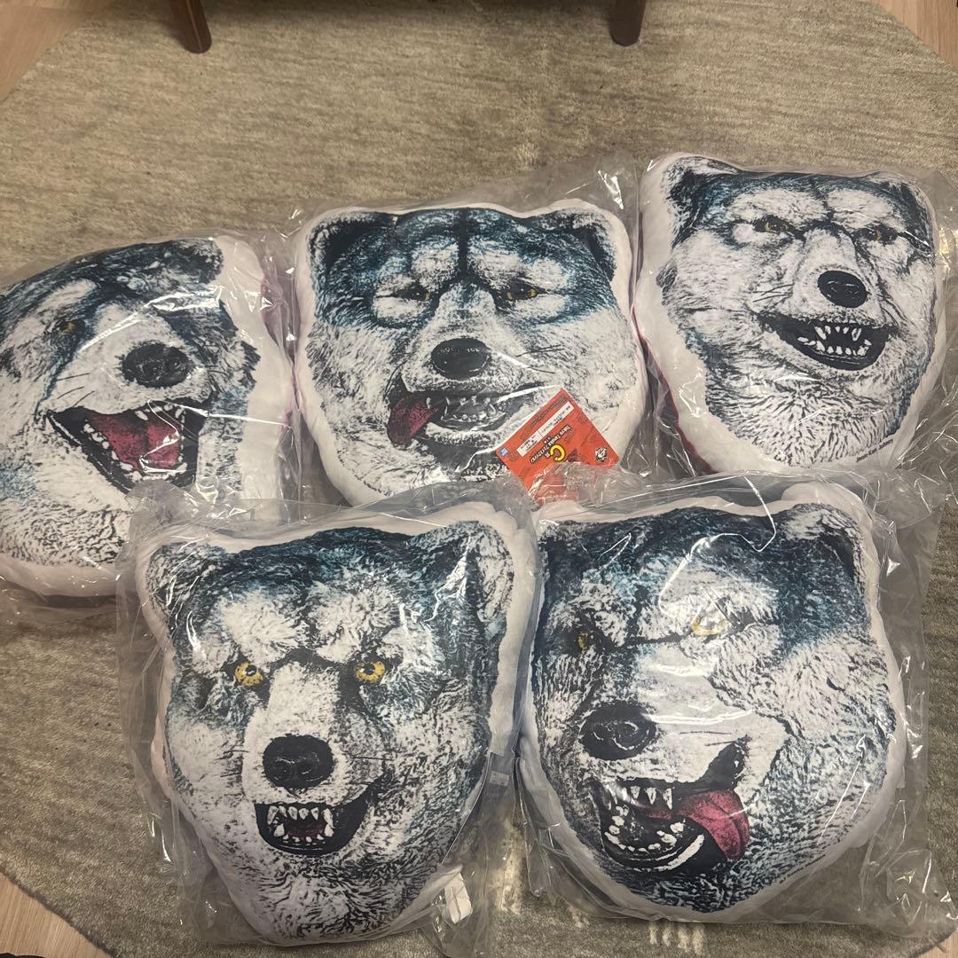 マンウィズ　一番くじ　MAN WITH　C D E F G賞　クッション　コンプ