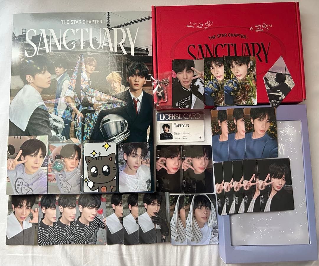 TXT SANCTUARY テヒョン トレカ ジャケット ポップアップ アクキー