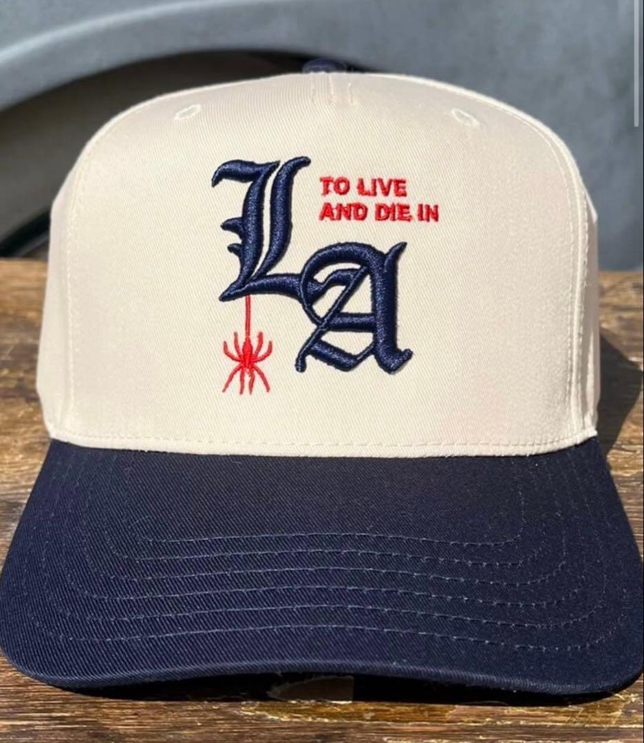 山田蓮　キャップ　LA NATURAL×NAVY