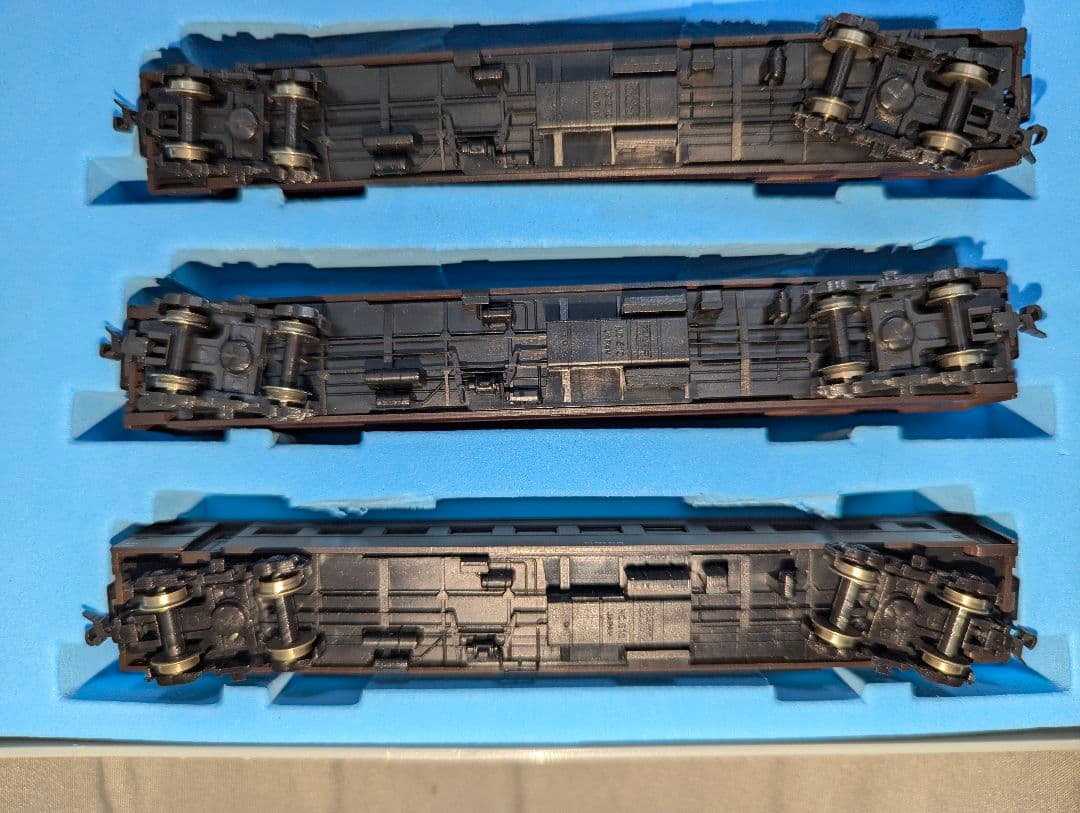 KATO　旧客車 茶色 ８両セット　２両室内灯点灯　ケース付き