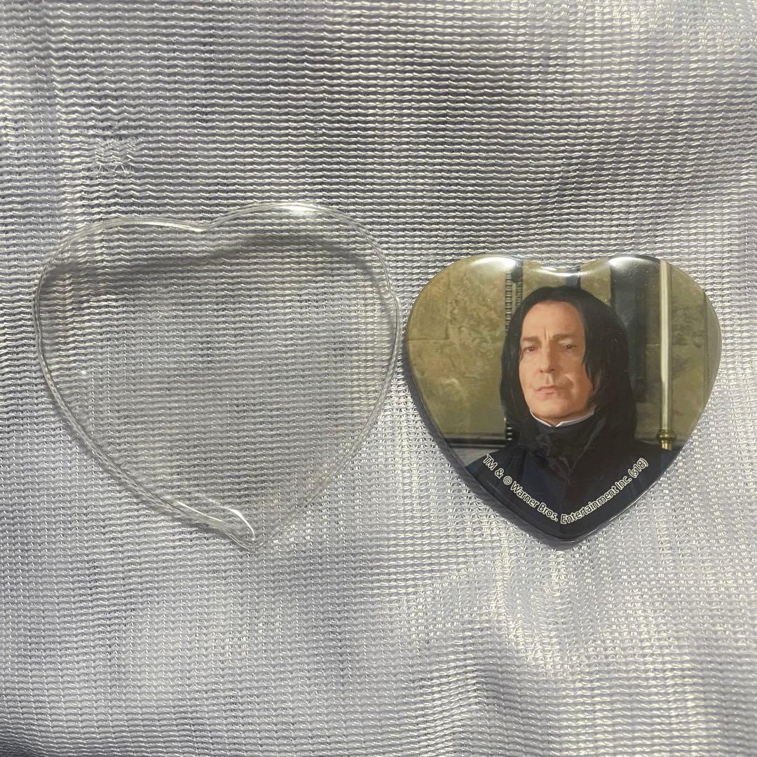 セブルス・スネイプ ハート缶バッジ