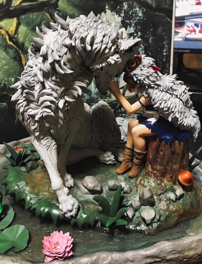 もののけ姫　サン　フィギア　宮崎駿　　 約30ｃｍ　巨大フィギア