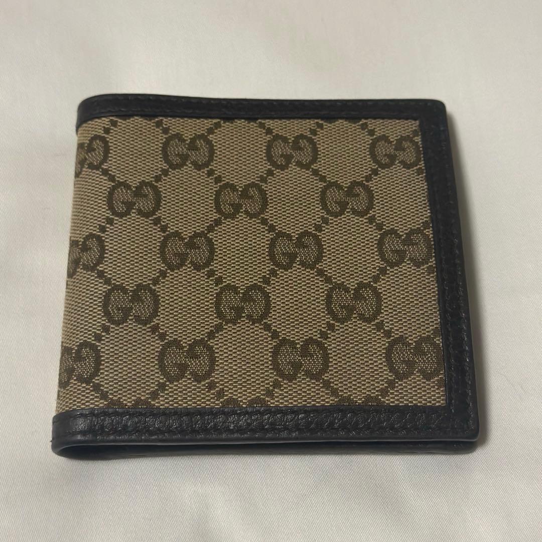 あ*り様 Gucci GGパターン 二つ折り財布