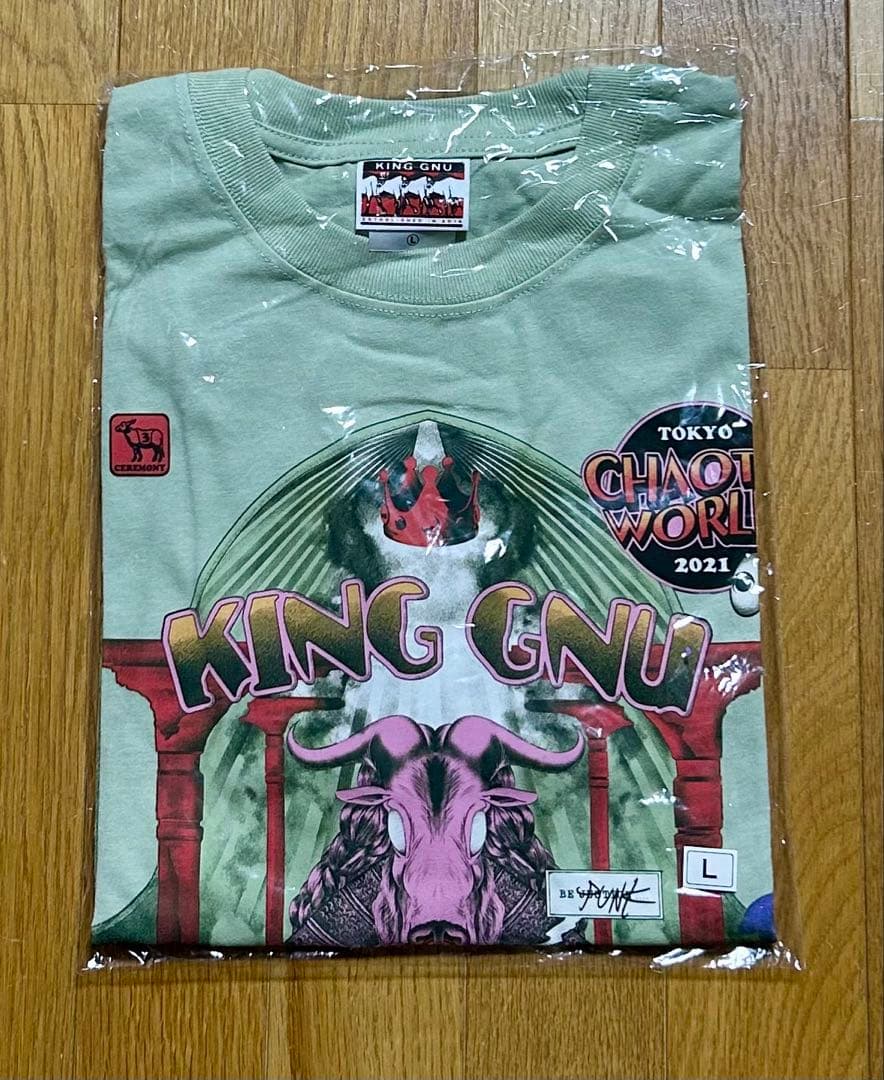 King Gnu The Game Tee CLUB GNU限定カラー　L
