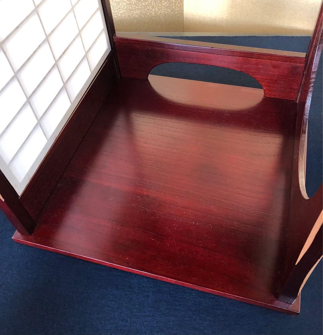 《レ》茶道具 圓能斎好写 吉野棚 組立式 靖斎 元箱 251118え3