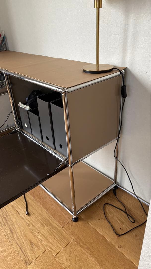 usmハラー usm haller ベージュブラウンデスクキャビネット