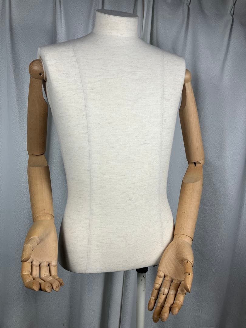 希少　東京キイヤ メンズトルソー マネキン 木製可動アーム付