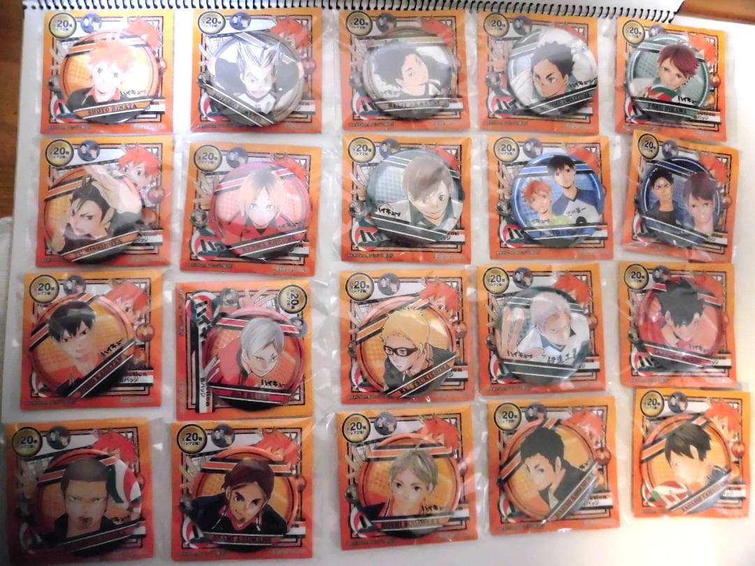 ハイキュー!! collection缶バッジ 全20種類 フルコンプ