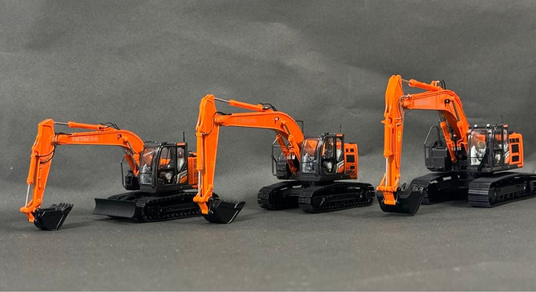 入手困難　日立建機ZAXIS ZX135 225 345 油圧ショベル1/50