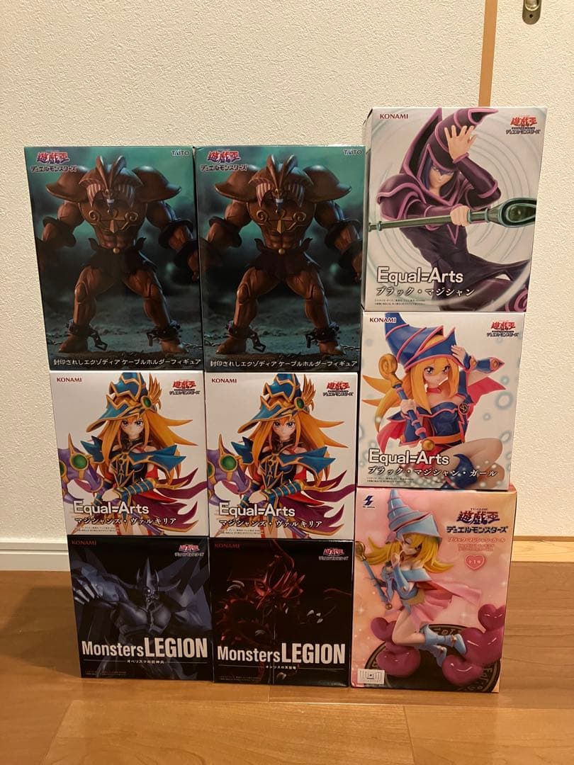 【早い者勝ち】遊戯王デュエルモンスターズ エクゾディアなどフィギュア9体セット