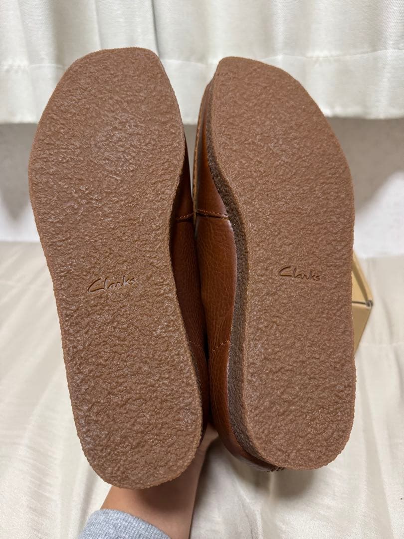 【新品未使用】クラークス シェイカーブーツ ブラウンレザー