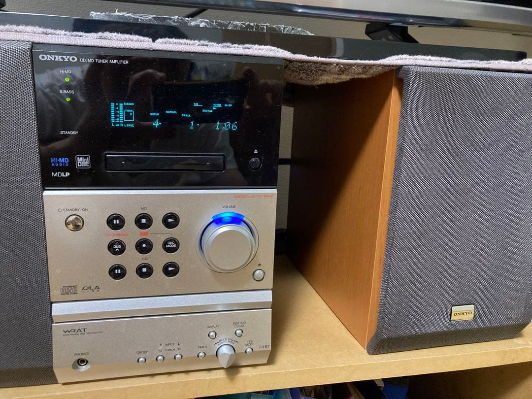 【CD読み取り不可】MDLP対応　MDコンポ FR-B7 ONKYO