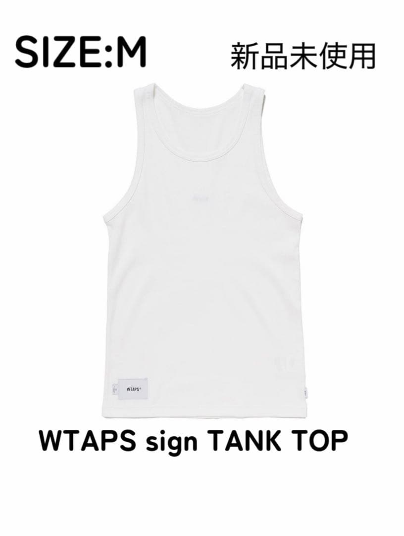 WTAPS sign TANK TOP サイズ:M 新品未使用
